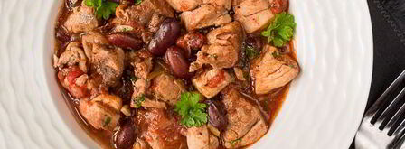 куриное рагу с фасолью. Шаг 11