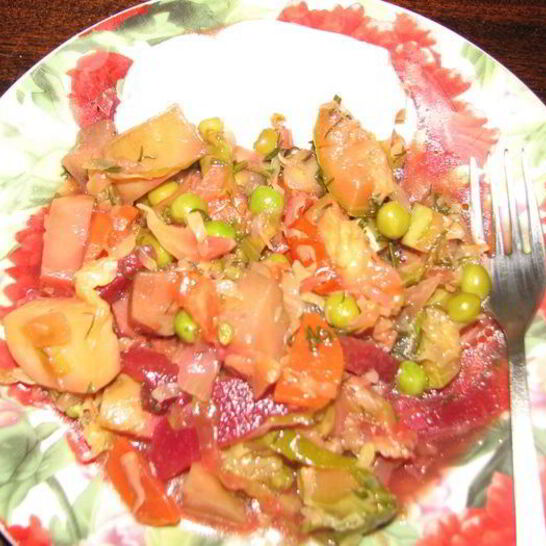 Рецепт летнее овощное рагу