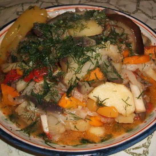 Рецепт овощное рагу дамлама