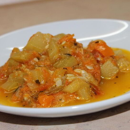 Рецепт овощное рагу из кабачков