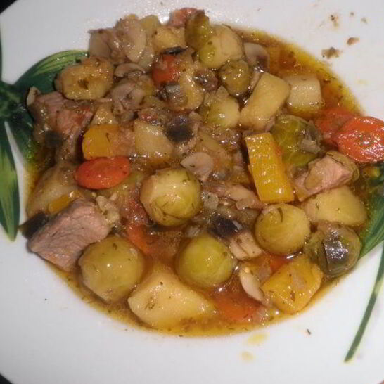 Рецепт овощное рагу с брюссельской капустой