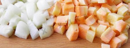 овощное рагу с кабачками, баклажанами и картофелем. Шаг 3