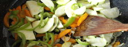 овощное рагу с кабачками и капустой. Шаг 4