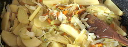 овощное рагу с кабачками и капустой. Шаг 8