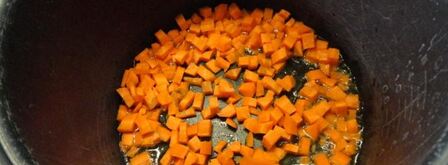 овощное рагу с кабачками в мультиварке. Шаг 2