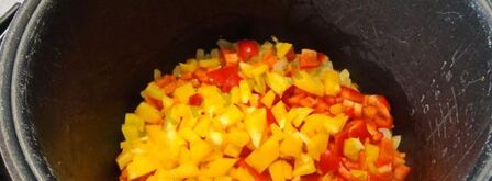 овощное рагу с кабачками в мультиварке. Шаг 4