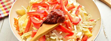 овощное рагу с картофелем и грибами. Шаг 3