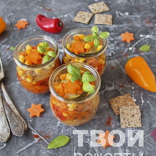 Рецепт овощное рагу с курицей