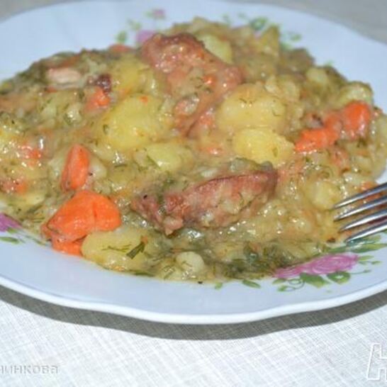 Рецепт овощное рагу с мясом