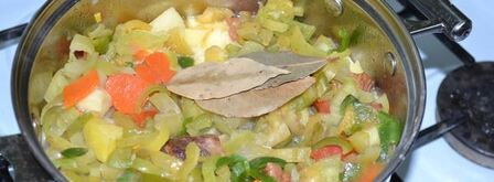 овощное рагу с мясом. Шаг 6