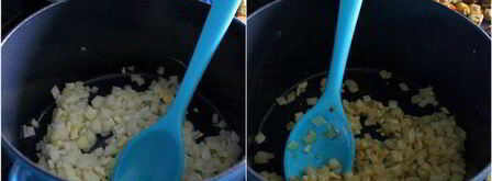 овощное рагу с нутом и моцареллой. Шаг 2