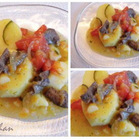 Рецепт овощное рагу с сердцем