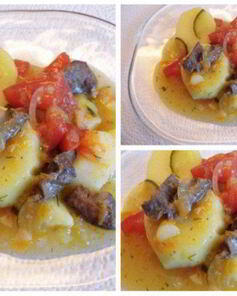 Овощное рагу с сердцем