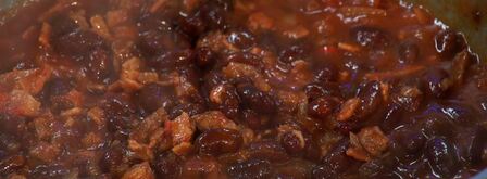 рагу из говядины и красной фасоли в томатном соусе. Шаг 3