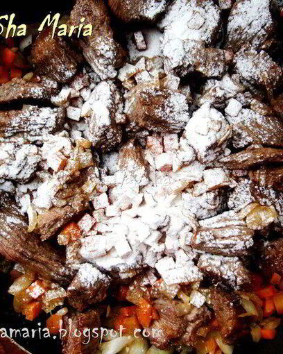 рагу из говядины с подливой, запеченное под фольгой homequeen. Шаг 6