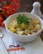 Рагу из курицы с картошкой