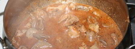 рагу из потрошков курицы. Шаг 4