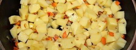 рагу из потрошков курицы. Шаг 6