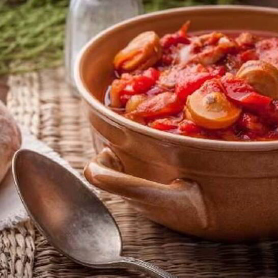 Рецепт рагу из сосисок