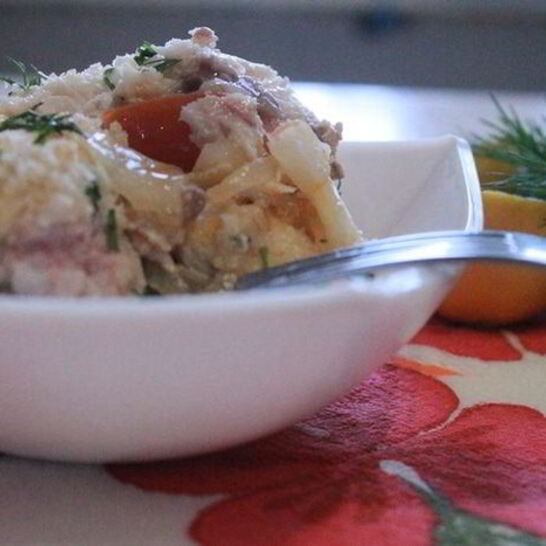 Рецепт рагу рыбное из духовки