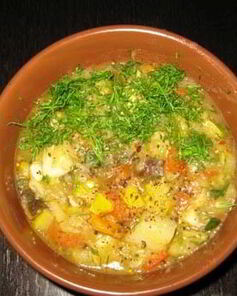 Рагу с мясом и кабачками