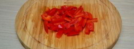 рисовая лапша с куриным филе и овощами. Шаг 4