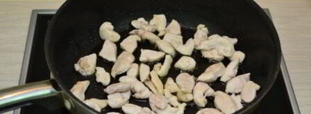 рисовая лапша с куриным филе и овощами. Шаг 7