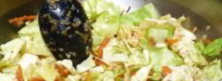 рисовая лапша с курицей и овощами. Шаг 3