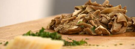 грибное ризотто со шпинатом. Шаг 4