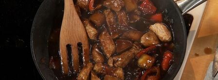 пряная индейка с виноградным ризотто. Шаг 3