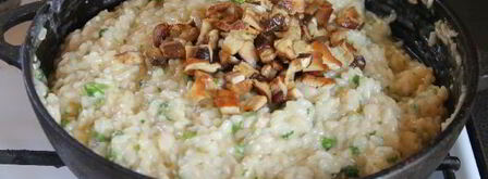 ризотто с белыми грибами и петрушкой. Шаг 11