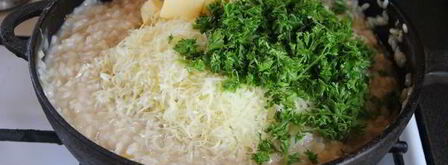 ризотто с белыми грибами и петрушкой. Шаг 9