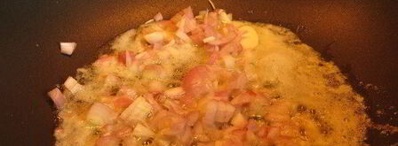 ризотто с бурым рисом и камамбером. Шаг 2