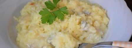 ризотто с горгонзолой и шафраном. Шаг 7