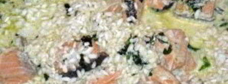 ризотто с красной рыбой. Шаг 5