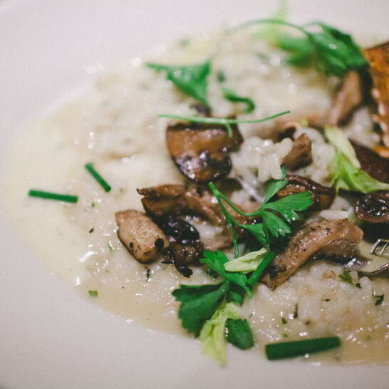 Рецепт ризотто с лесными грибами и белым вином