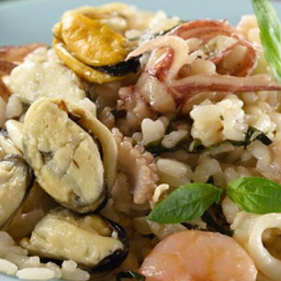Рецепт ризотто с морепродуктами