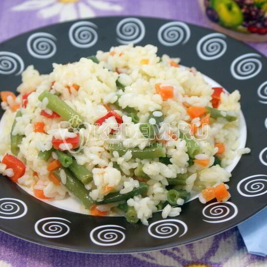 Рецепт ризотто с овощами