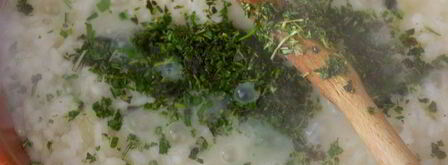 ризотто с пряными травами. Шаг 8