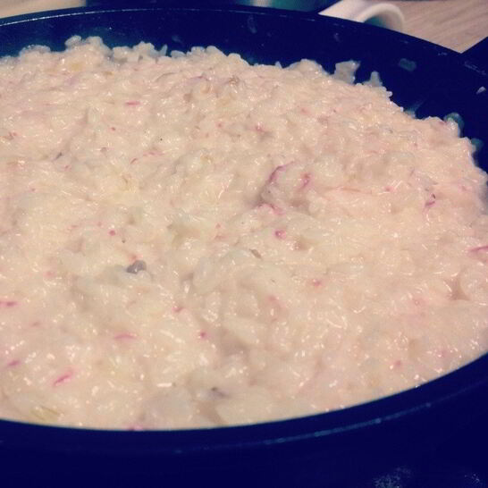 Рецепт ризотто с редиской