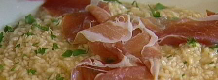 ризотто с сельдереем, ветчиной и пармезаном. Шаг 10