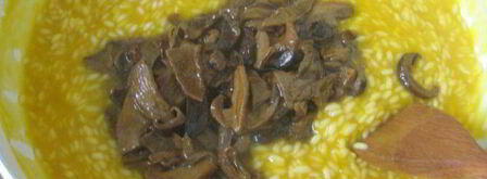 ризотто с тыквой и белыми грибами. Шаг 5