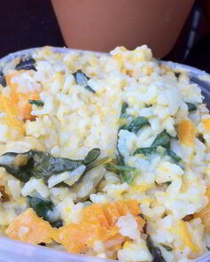 Ризотто с тыквой и фетой