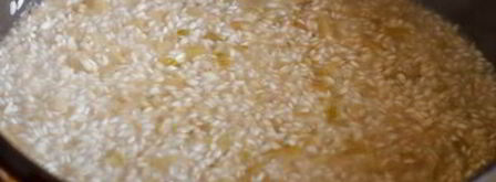 ризотто с уткой и молодым горошком. Шаг 5