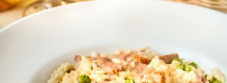 ризотто с уткой и молодым горошком. Шаг 21