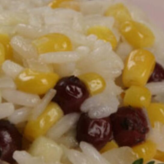 Рецепт ризотто с яблоками и клюквой