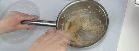 ризотто с зеленью и сыром. Шаг 3