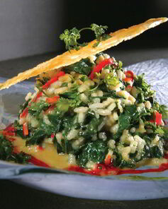 Ризотто со шпинатом