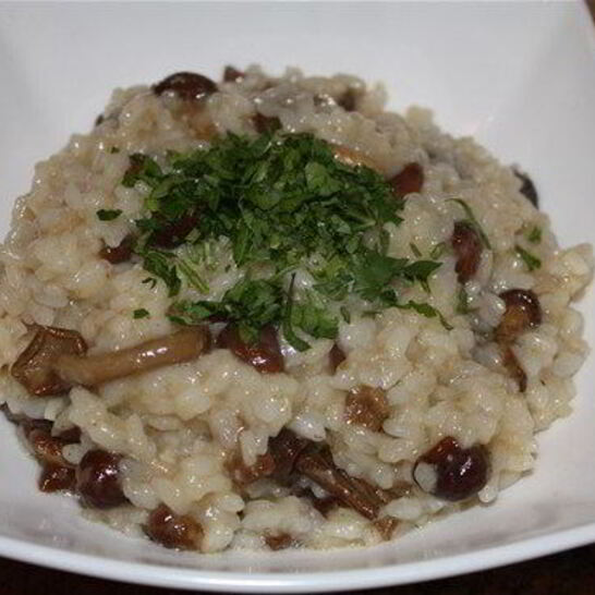Рецепт традиционное ризотто с опятами