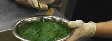 зеленое ризотто со скумбрией. Шаг 5